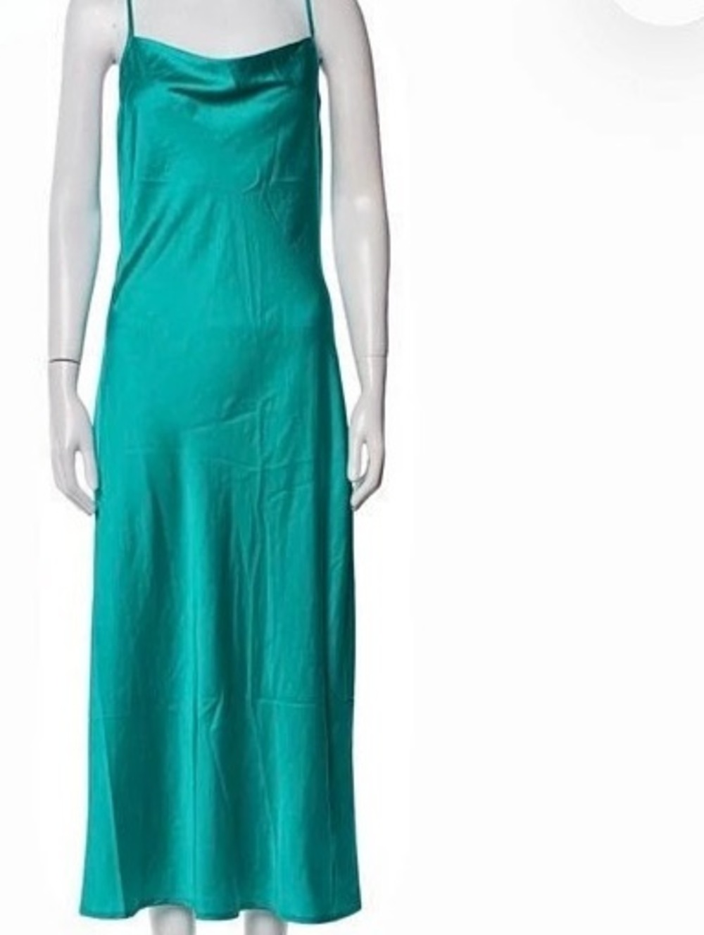 Walter Baker Cowl Neck Long Dress Midi Dress in Green Size Large used
